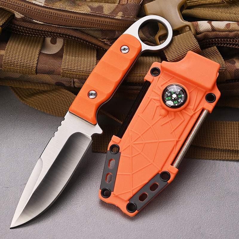 Dive Knife Titanium - Mini Fixed Blade Knife with Tactical
