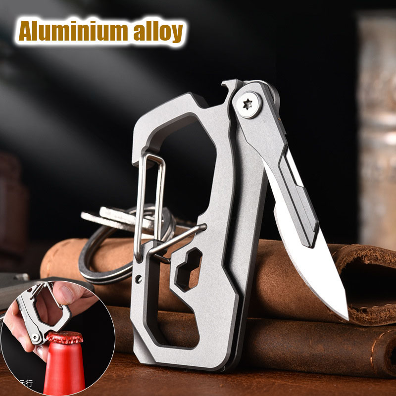 Dive Knife Titanium - Aluminum Alloy Key Chain Detachable NO.24