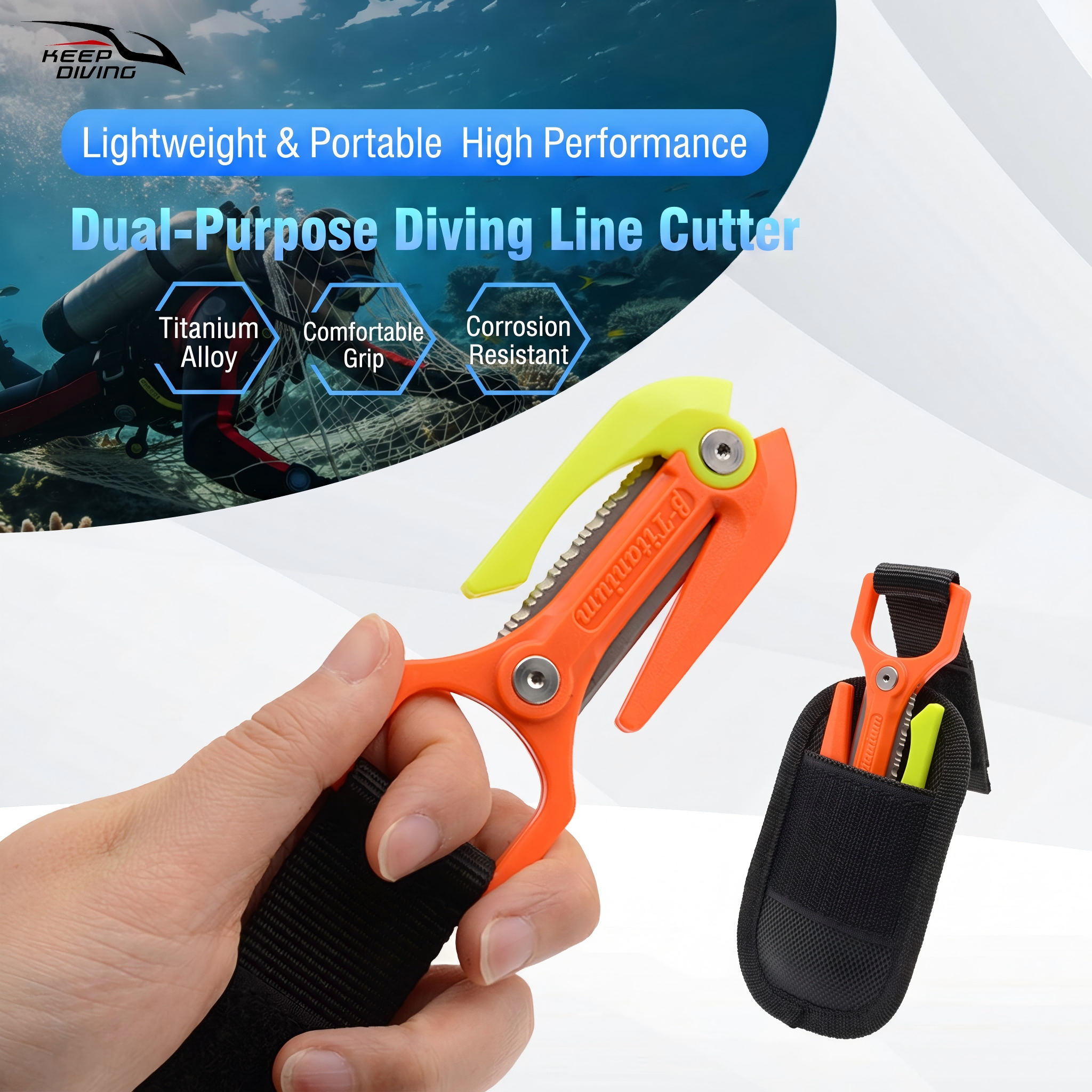 2026 New - Titanium 2-in-1 Und - Dive Knife Titanium avis et prix