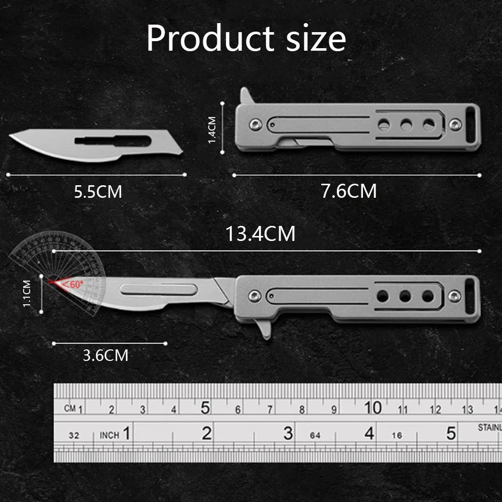 Titanium Alloy Scalpel Fast Op - Dive Knife Titanium avis et prix