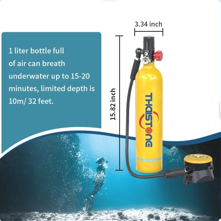 THAISTONE 1L Scuba Oxygen Tank - Aquatic Diving avis et prix