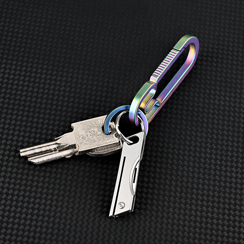 Titanium Alloy Outdoor Folding - Dive Knife Titanium avis et prix