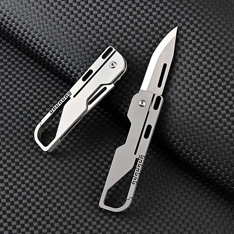 High Hardness D2 Blade Titaniu - Dive Knife Titanium avis et prix
