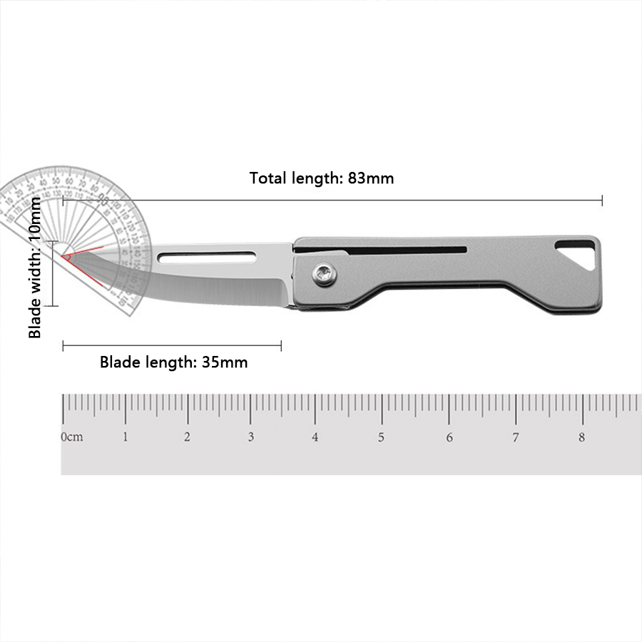 Portable Titanium Alloy Foldin - Dive Knife Titanium avis et prix