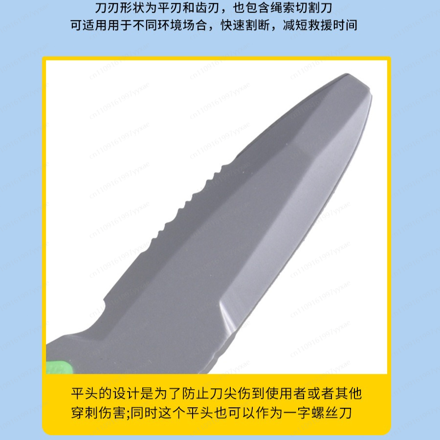 Water Rescue Knife Outdoor Rop - Dive Knife Titanium avis et prix