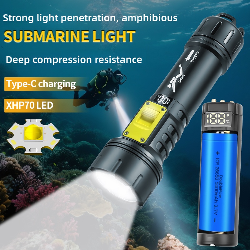 New XHP70 Diving Flashlight IP - Aquatic Diving avis et prix
