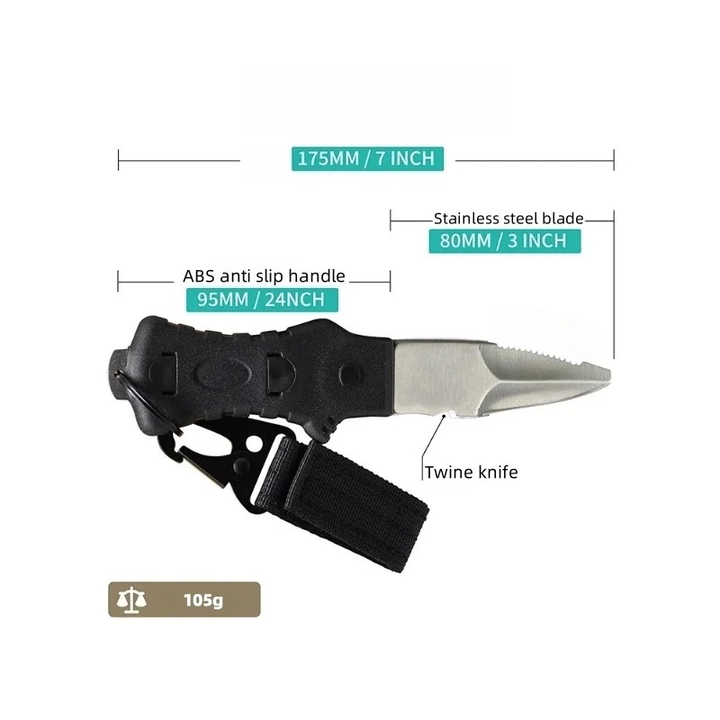 Outdoor Water Rescue Knife, St - Dive Knife Titanium avis et prix