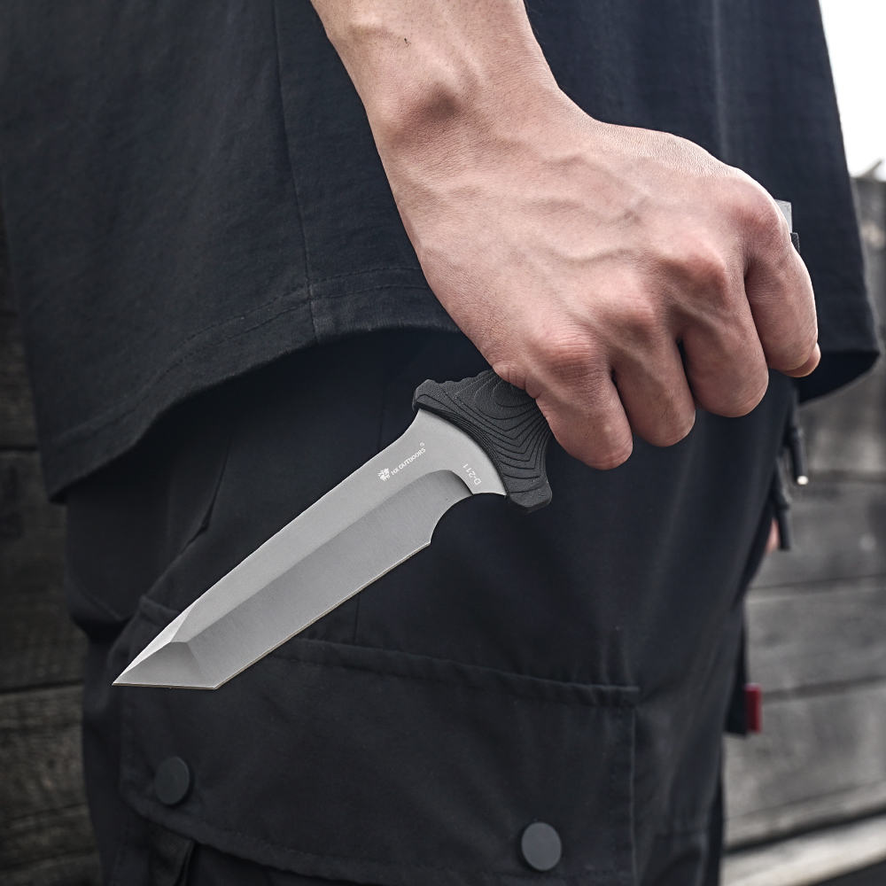 Survival Fixed Blade Knife EDC - Dive Knife Titanium avis et prix