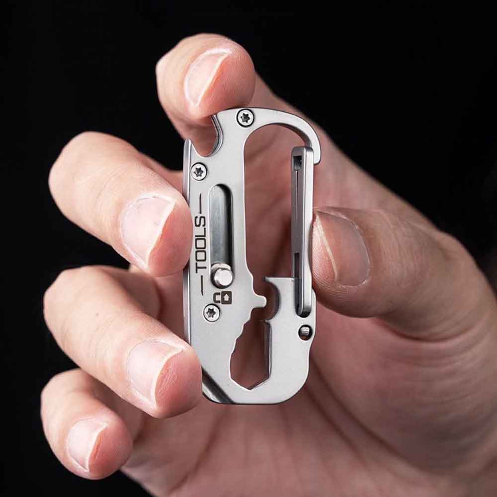Stainless Steel Key Chain Knif - Dive Knife Titanium avis et prix
