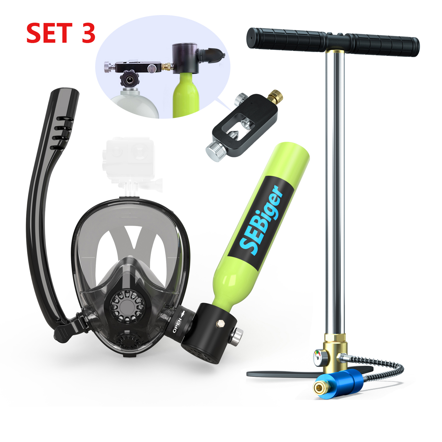 SEBIger 0.5L Diving diving tan - Aquatic Diving avis et prix