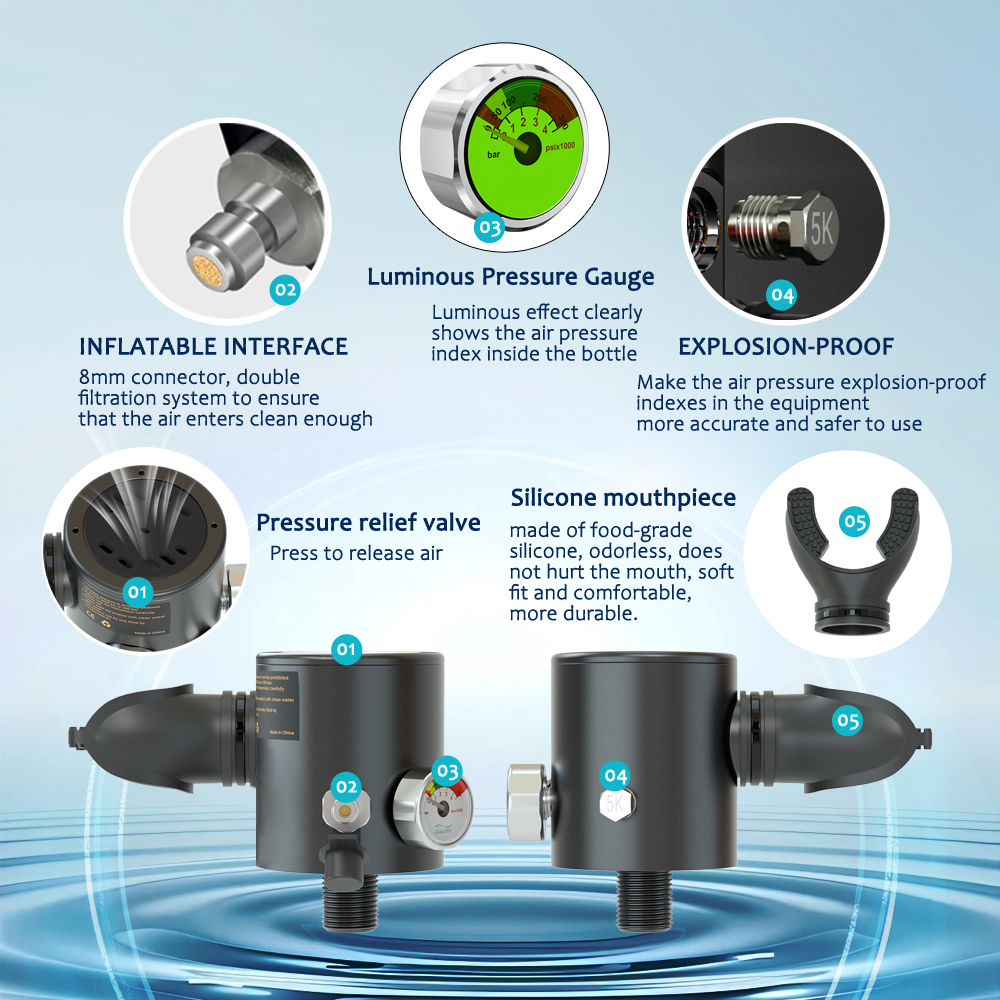 SEBIger 0.5L Diving diving tan - Aquatic Diving avis et prix